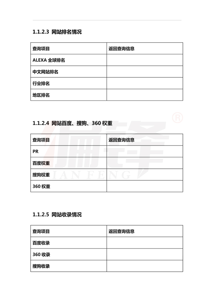 搜索引擎优化考试培训任务书模板 ——XX网站SEO优化方案(图6)