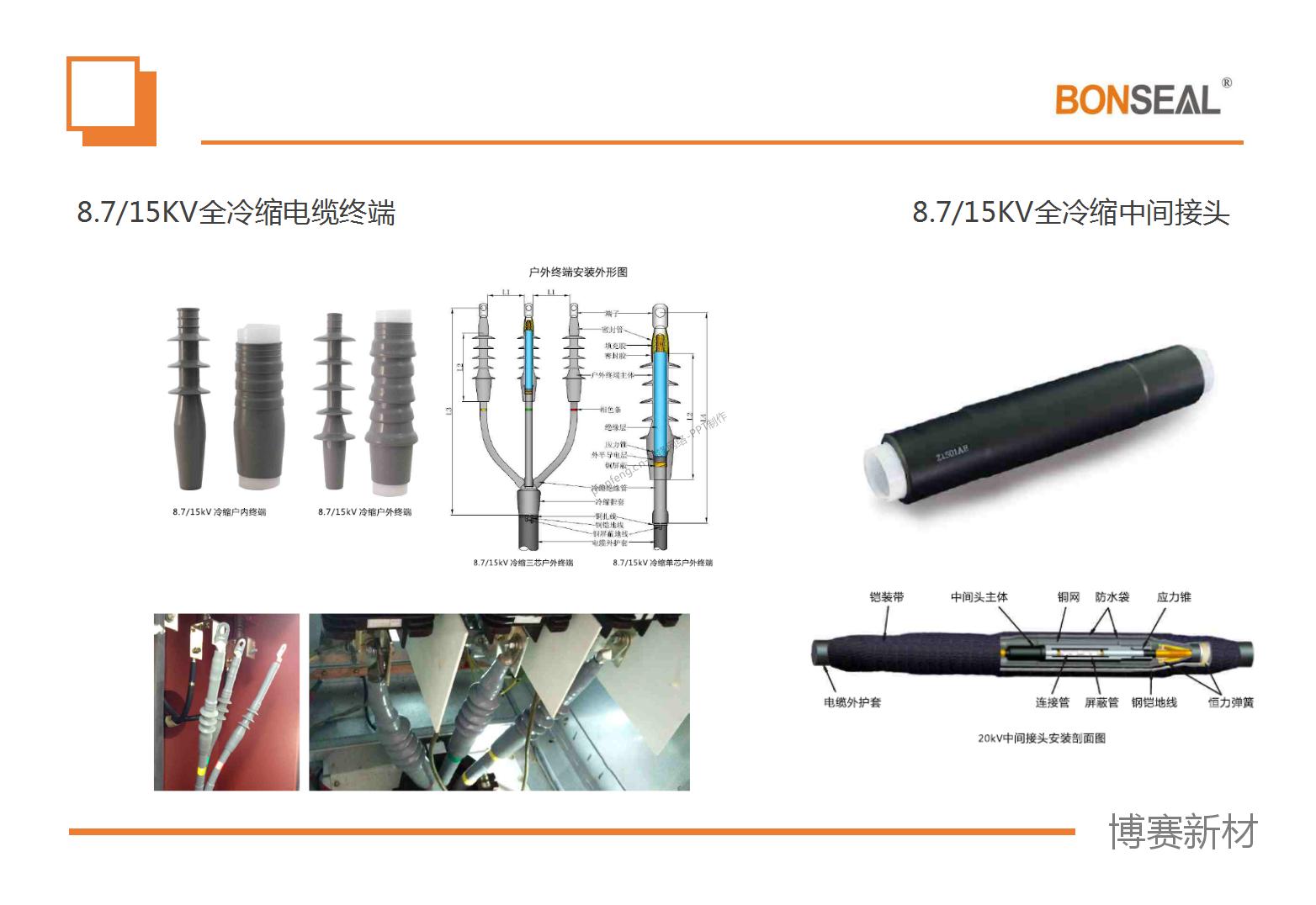 PPT设计制作整理案例|深圳XX热缩产品电缆附件一览——电力能源(图6)