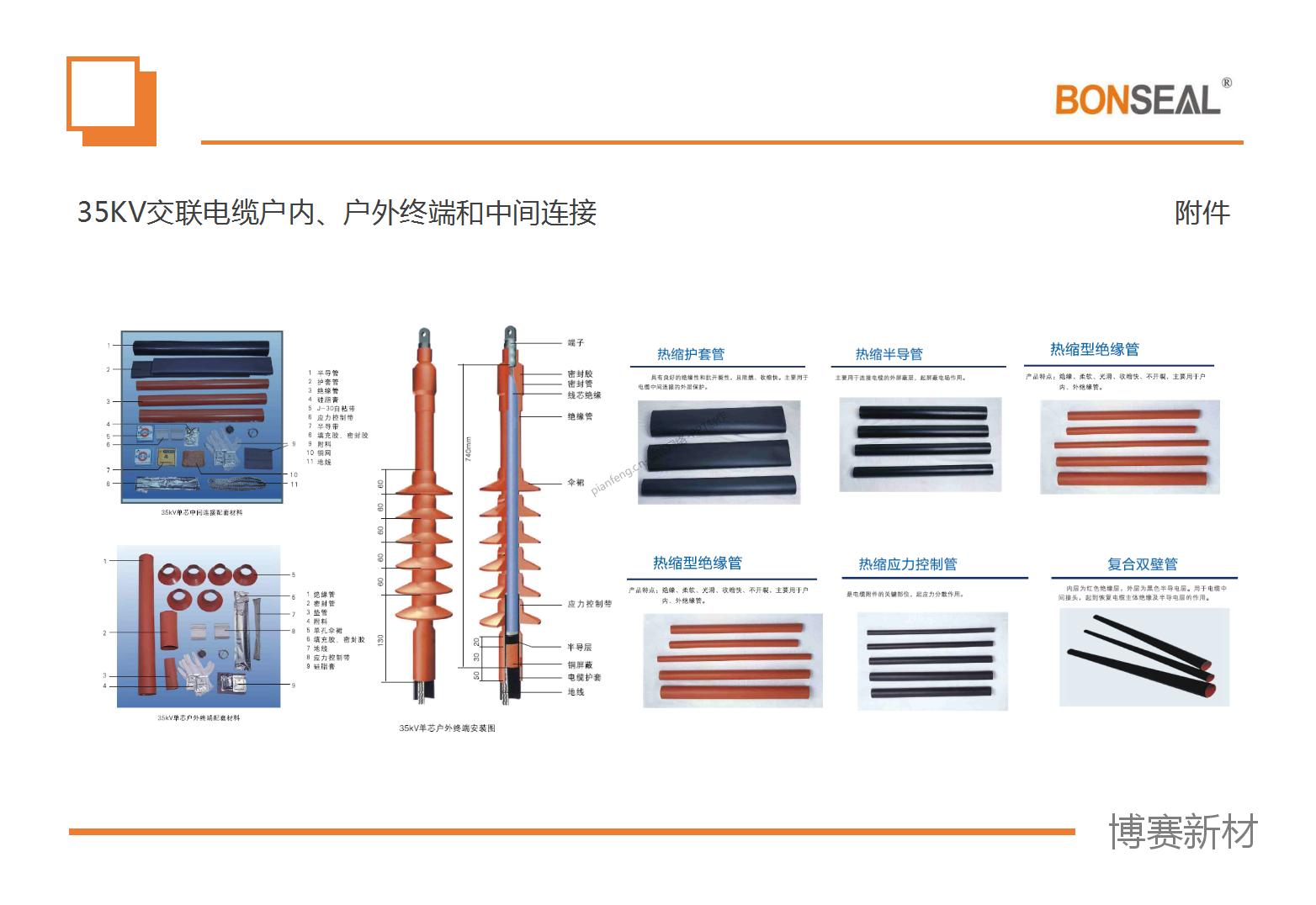 PPT设计制作整理案例|深圳XX热缩产品电缆附件一览——电力能源(图10)