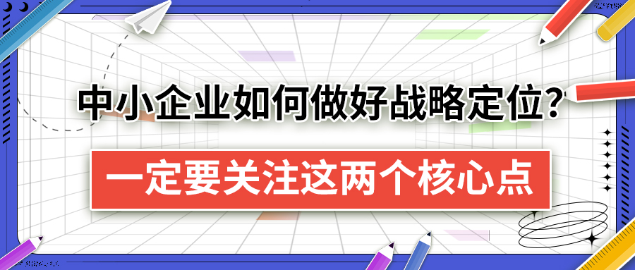 偏锋网络|中小企业如何做好战略定位？一定要关注这两个核心点(图1)